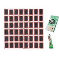 48vnt dviračių šalti klijai + klijai dviračio padangų taisymo įrankių rinkinys padangų taisymo rinkiniai pleistras guma vaisiaus 48pcs/1set