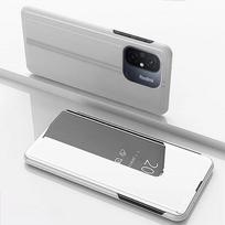 Atverčiamas veidrodinis dėklas, skirtas Xiaomi 13T Redmi 13C 12C 10A 10C 9C 9At A1 A2 Note 9 9S 10 10S 11S 11 12S 12 Pro 5G Poco X3 NFC X5 F5 Pro 5G stovo dangtelis Redmi 10 4G sidabras
