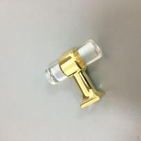 Akrilo stiklo durelių spintelė Stalčiaus rankenėlė Aparatūra Namų apdaila Auksinė 40mm B