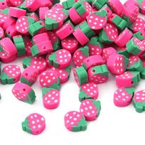 30vnt/maišelis Polimero molio vaisių karoliukai „pasidaryk pats“ apyrankės, karoliai, auskarai, papuošalai, priedai 12x10mm 30pcs/bag