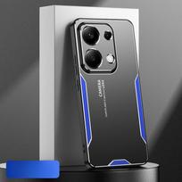 „Redmi Note 13 PRO 4G Case“ prabangus lazeriu raižytas metalo smūgiams atsparus aliuminio lydinio galinis dangtelis, skirtas „Xiaomi Redmi Note 13 5G 13pro+plus“ telefono dėklams Redmi Note13 PRO 4G mėlyna