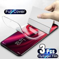 3 vnt. hidrogelio plėvelė VIVO V25 X50 V21 5G Y70 Y11 Y12 Y15 Y17 Y3S Y7S Y9S U3X V17 Y12 X23 X27 Ekrano apsauginė plėvelė For VIVO S15 Pro gryna