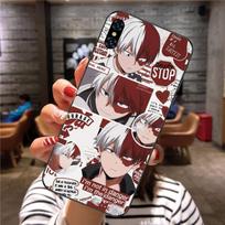 Shoto Todoroki telefono dėklas, skirtas Xiaomi Mi 12 11T 10T 9T Lite Pro Ultra Note 10 Poco F3 F4 X4 GT, minkštas juodas telefono dangtelis Xiaomi 12 or 12X