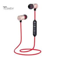 1 Set XT11 Wireless Earbud Bluetooth-compatible 4.2 Intelligent Noise Reduction Heavy Bass Magnetic Suction Lower Power Consumption Wireless Earphone auksinė