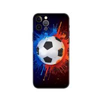 Futbolo dėklas telefonui iphone 5 5s 2020se 6 6s 7 8 plus x 10 XR XS 11 12 13 mini pro MAX juodas tpu galinis dangtelis iphone 5 5S SE 2016