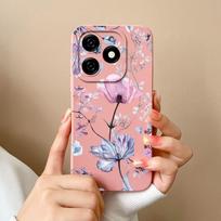 Dėklai, skirti Tecno Spark 20 20C Pop 8 Pova 6 Pro Itel A18s A70 Galinis dangtelis Gražus gėlėtas avokadas Matinis silikoninis minkštas fotoaparato apsauga Madingi telefonų krepšiai itel P55 5G