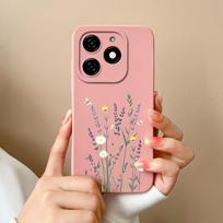 Dėklai, skirti Tecno Spark 20 20C Pop 8 Pova 6 Pro Itel A18s A70 Galinis dangtelis Gražus gėlėtas avokadas Matinis silikoninis minkštas fotoaparato apsauga Madingi telefonų krepšiai itel P55+ 4G