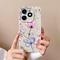 Dėklai, skirti Tecno Spark 20 20C Pop 8 Pova 6 Pro Itel A18s A70 Galinis dangtelis Gražus gėlėtas avokadas Matinis silikoninis minkštas fotoaparato apsauga Madingi telefonų krepšiai itel P55+ 4G