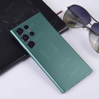 Samsung Galaxy S24 Ultra Premium lipdukas-skin spalvotas ekrano apsauginis įbrėžimams atsparus plėvelės apvyniojimas galinis lipdukas S24 tamsiai žalia spalva