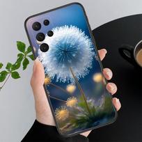 Dandelion Flower telefono dėklas, skirtas Samsung A52S A21S A33 A23 A13 A14 A32 A52 A53 A54 A51 A71 A15 A54 5G gray