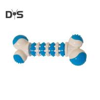 Indestructible Dog Chew Toys Interactive Puppy Teeth Bone Toy Teeth Cleaning Boredom Relief Gear Bone Pet Toy for Aggressive Chewers Small Medium mėlyna