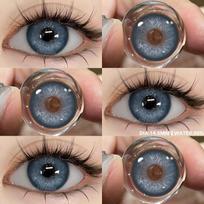 Kosmetika Spalvoti kontaktiniai lęšiai 1 pora Cosplay raudonos spalvos lęšiai Anime mėlyni Kontaktai Korėjos lęšiai Big Eye Lens Mėlyni lęšiai