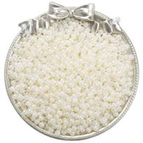 4mm 10g/bag Cream Color Quality Glass Rice Beads DIY Bracelet Necklace Earrings Ring Jewelry Accessories 4mm 10g/bag