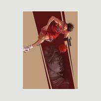 Japonijos Klasikinis Krepšinio Animacinis Filmas Slam Dunk Plakatai Baltas Popierius Anime Figūrėlės Plakatas Namų Dekoras Sienų Menas Tapyba Baras Kavinė Dekoratyvinis Freskos 30x21cm
