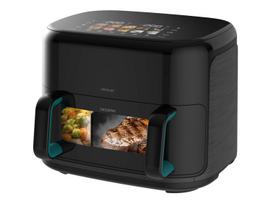 Cecotec Double hot air fryer | Cecofry&Grill Smokin'Prime 11000 | Power 2800 W | Capacity 11 L | Black