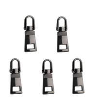 5 vnt. nuimamo užtrauktuko taisymo rinkinio pakeitimas sulaužytam kelioniniam krepšiui, lagaminui, užtrauktuko galvutei, pasidaryk pats siuvimo amatai 5 PCS juoda