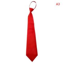 Black Clip On Men Tie Apsauginiai Kaklaraiščiai Vyrams Moteriški Unisex Tie Drabužiai Kaklaraištis red