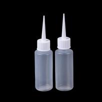 2 vnt. 50 ml tuščias lašintuvas, suspaudžiamas skysčio butelis, plastikinis lašinamas buteliukas One Size