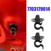 2x Automobilio variklio dangčio atraminis strypas, laikiklis, užspaudas, 792834, skirtas Peugeot 407 2003 2004 2005 2006 - 2010, fiksatorius red