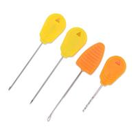 4Pcs/Set Carp Fishing Bait Baiting Drill Stringer Hook Needles Set Hair Rigs Making Tool