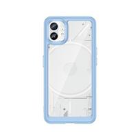 Dėklas viršelis Nothing Phone 1 Nothing Phone 1 Capas Fundas Buferis Galinis Smūgiams Atsparus Skaidrus Viršelis Nothing Phone 1 Skaidrus Dėklas For Nothing Phone 1 mėlyna