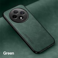 Magnetinis dėklas su odos pojūčiu OPPO Reno 12F 12FS 5G Reno12 F FS Apsauginis dėklas Apsaugantis nuo smūgių Coque Funda Capa OPPO Reno 12F 5G žalia