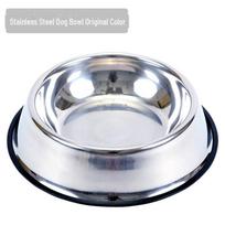 Nerūdijančio plieno augintinio dubenėlis šunims ir katėms - Maisto ir vandens dubenėlis Base 15cm, Rim 11cm - Model 1