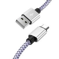 USB tipo C laidas Greitas įkrovimas USB C laidai duomenų laido įkroviklis, skirtas Oneplus 8T 10R Samsung S9 Note9 Huawei P20Pro Xiaomi11 12 13 Redmi Note10 POCO X4 M5 1m For Type-C sidabras