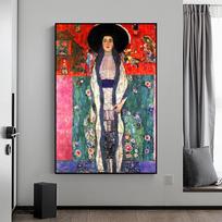 Gustavo Klimto darbai Bučinio dekoravimo freska Spalvotas plakatas Drobės tapyba ir svetainės sienų meno spaudiniai šiuolaikiniam namų dekorui Be rėmelio 21*30cm