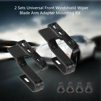 2 rinkiniai Valytuvų jungtis Automobilio priekinio valytuvo svirties adapteris Montavimas 3392390298 white