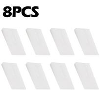 49*29*6.5mm 8pcs Toilet Shims High-quality Soft Plastic Stackable White