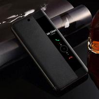 Automatinio miego/budinimo dėklas telefonui Huawei P50 Pro P40 P30 Lite P20 P10 Plus Mate 20 Lite Mate20 Mate 10 Pro Smart View atverčiamas dėklas Funda Capa for P30 Pro juoda