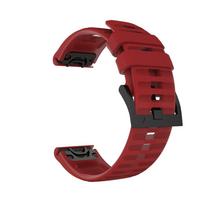 22 26mm Quickfit išmaniojo laikrodžio apyrankės Garmin Fenix 7 7X 6 6X Pro 5X 5 Plus 3HR 935 945 sportinė silikoninė laikrodžio apyrankė nauja 22MM Fenix 7 raudona