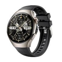 Silikoninis dirželis Huawei Watch 5 46mm apyrankei, minkštos gumos apyrankė Huawei Watch 5 42mm išmaniajam laikrodžiui Huawei Watch 5 46mm juoda
