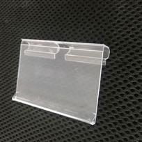 10 vnt. Plastikinis ženklų etikečių laikiklis vielinei lentynai mažmeninei kainai etiketės laikiklio stovas