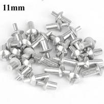 Kalamieji plėtimosi kniedės Perkusinis plėtimasis Aliuminio vinies galvutė Praduriamas kalamas tipas Maži sriegikliai Tvirtinimo detalių rinkiniai 11mm,10pcs