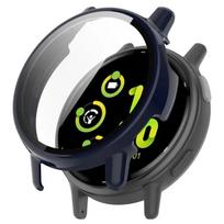 Grūdinto stiklo dėklas Garmin Vivoactive 5 išmaniajam laikrodžiui, ekrano apsauga Garmin vivoactive5, dangtelis, korpuso priedai Garmin Vivoactive 5 rašalo mėlyna spalva