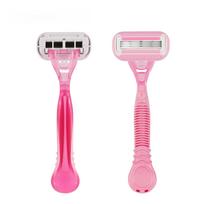 Shaving Razor Hair Removal Razor Armpit Hair Shaver Epilator Shaving Device for Women's Intimate Use rožinė