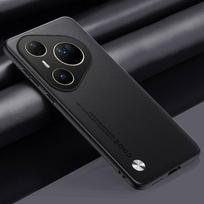 Luxury PU Leather Case For Huawei Pura 80 70 Ultra P60 P50 P40 P30 Nova 14 13 12 11 10 Pro Cover Silicone Protect Phone Case Huawei nova 13 juoda