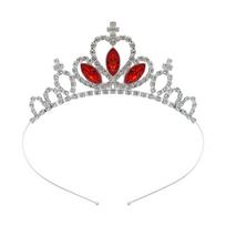Queen Crown Blingbling Headband Heart Headwear Glistening Photo Props Halloween Party Headwear Cosplay Accessories 12