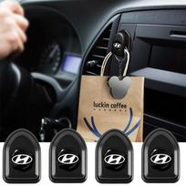 Mini automobilio kabliukai Juodi lipnūs nematomi kabliukai Interjero laikiklis Hyundai I30 Tucson Veloster Kona I10 I35 Elantra Santa Fe Dekoravimui 2Pcs