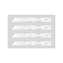 4 vnt. Automobilio durų rankenėlių lipdukai Padangų Galinio vaizdo veidrodėlio lipdukai Mercedes Benz AMG GLE GLS GLC CLA GLB ML C500 C200 C300 W204 W206 W205 W212 W203 balta
