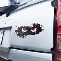 3 vnt. Žvilgsnio monstro akių automobilio lipdukas, juokingas žvilgsnio katės lipdukas dekoravimui 10cm (1 piece) juoda