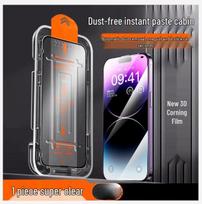 iPhone 13/12 Pro Max/XR Apsauginis grūdintas stiklas nuo dulkių ir šnipinėjimo iPhone X (1 piece)