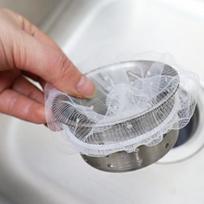 Virtuvės kriauklės filtras, Užsikimšimą stabdantis tinklelis, Vonios kambario nutekėjimo anga, Užsikimšimą stabdantis virtuvės savaime filtruojantis likutis 30 pieces balta