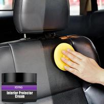 Automobilio plastiko atnaujintojas Krištolo skaidrumo Automobilio salono odos ir panelės atnaujinimo vaško danga Atgal į juodą Blizgesys Automobilio vaškas Poliravimas 5G