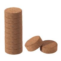 10 vnt. kokoso pluošto dirvožemio diskų, skatinančių šaknų augimą, pluoštiniai kokoso pluošto dirvožemio diskai 30 x 10 mm Type 1
