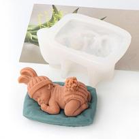 3D kūdikių miegamoji forma, silikoninė forma, virtuvė „pasidaryk pats“ fondantas pyragas, kepimas šokolado formeles, rankų darbo muilas, žvakė, tinkas, dervos molio įrankis onesize beige