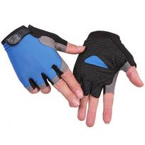 Unisex Half-Finger Gloves: Shock-Absorbing, Anti-Slip, Breathable for Cycling, Climbing, Fitness & Outdoor Sports L