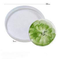 DIY Epoxy Resin Coaster Kit with Silicone Molds & Storage Box Creative Craft Kit 1 piece white